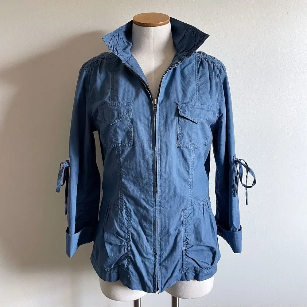 CAbi | Style #393 Blue Lightweight Utility Jacket - Picture 1 of 9